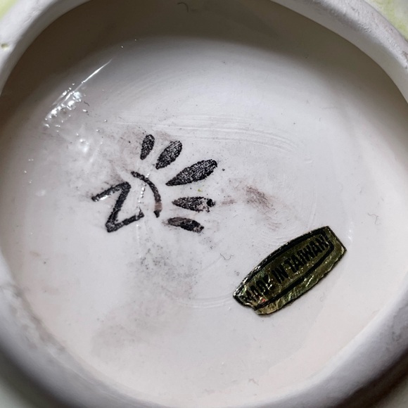 1980’s Capodimonte Floral Porcelain Teacup Espresso Cup Set Pink - Picture 8 of 10